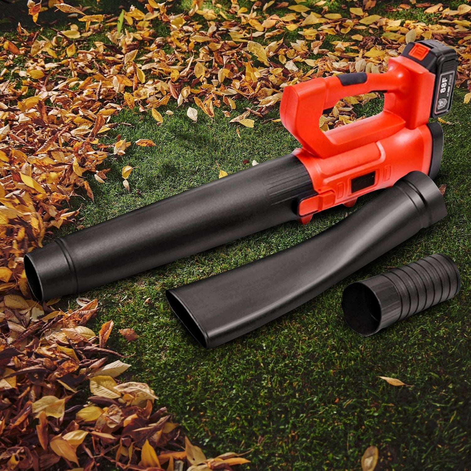 18V Cordless Leaf Blower, 6-Speed, Lithium Battery - RYNOMATE