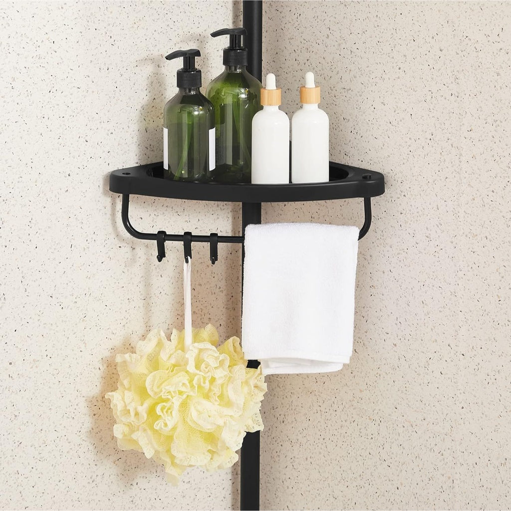 Adjustable Rust-Resistant Bathroom Corner Shelf with 4 Trays - SONGMICS