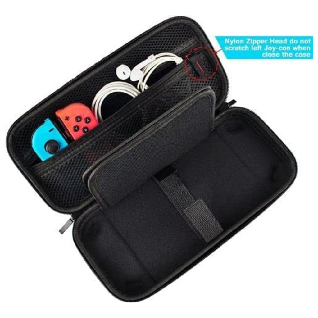 Water-Resistant Nintendo Switch Case, 20-Card Holder, Black - Voctus