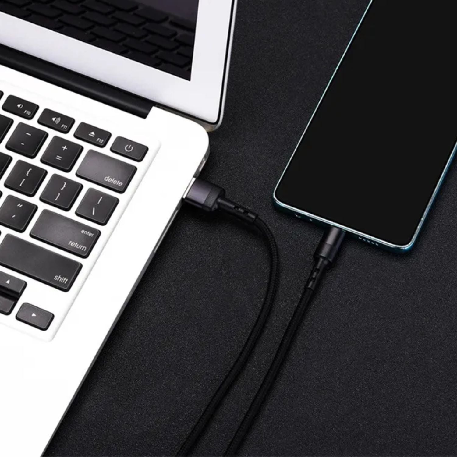 2m High-Speed USB-A to USB-C Cable Nylon Braided