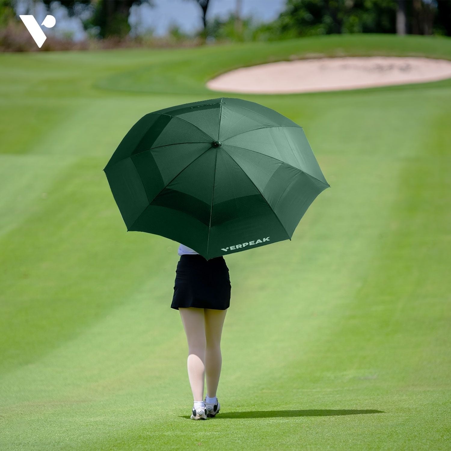 VERPEAK Golf Umbrella Dark Green 62"