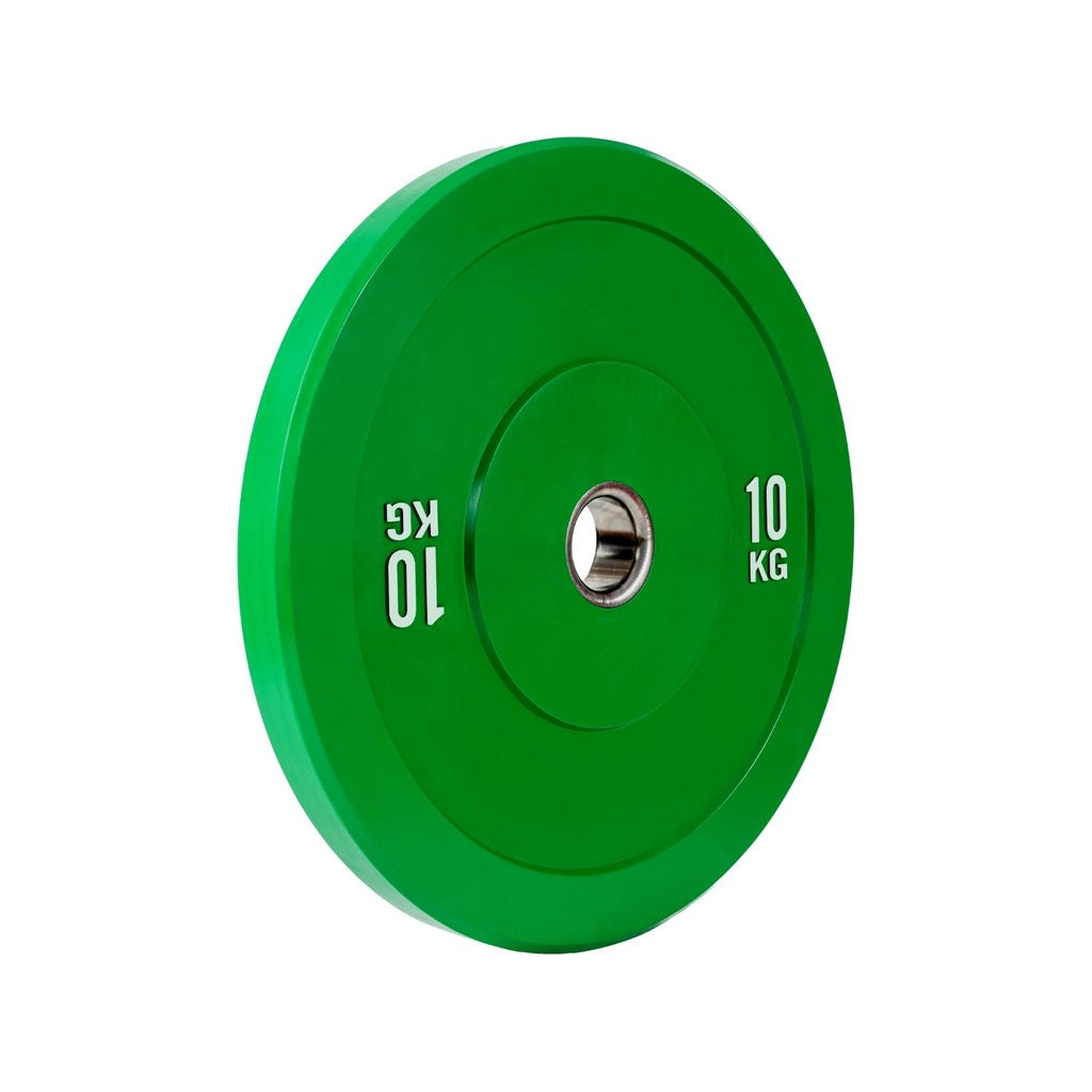 Verpeak Colour Bumper Plate 10KG x 2 Green