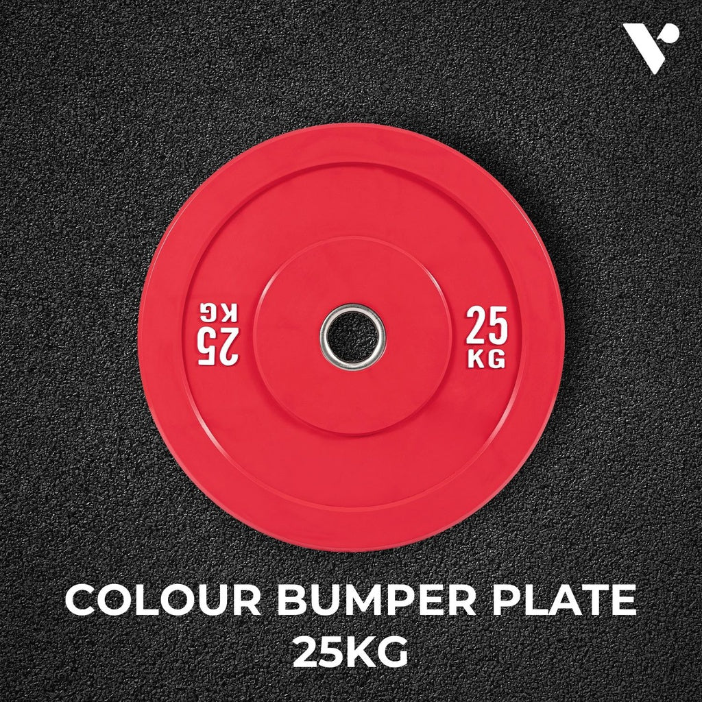 Verpeak Colour Bumper Plate 25KG Red