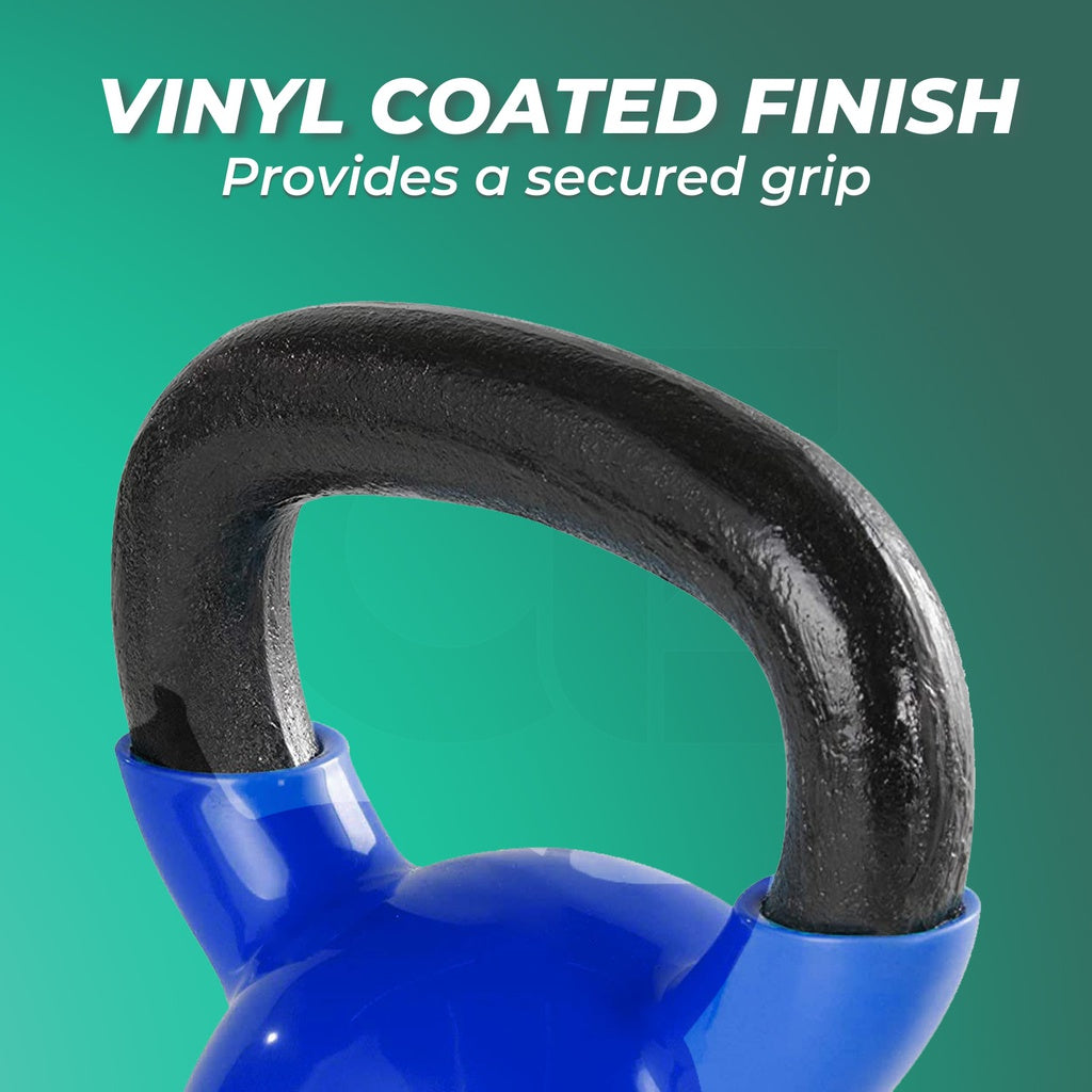 Verpeak Vinyl Kettlebell 6kg Turquoise