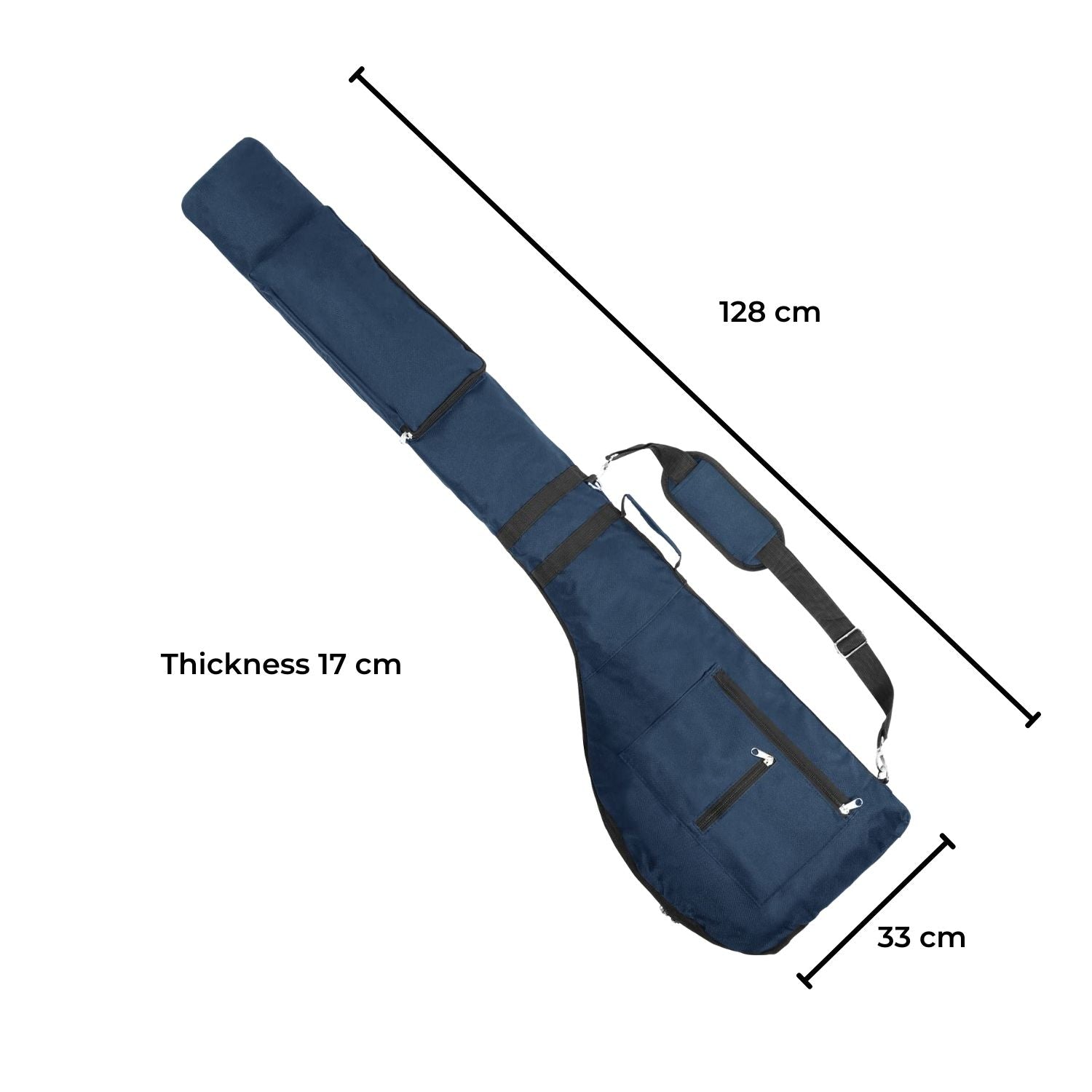 VERPEAK Foldable Golf Lightweight Carry Bag (Navy blue)