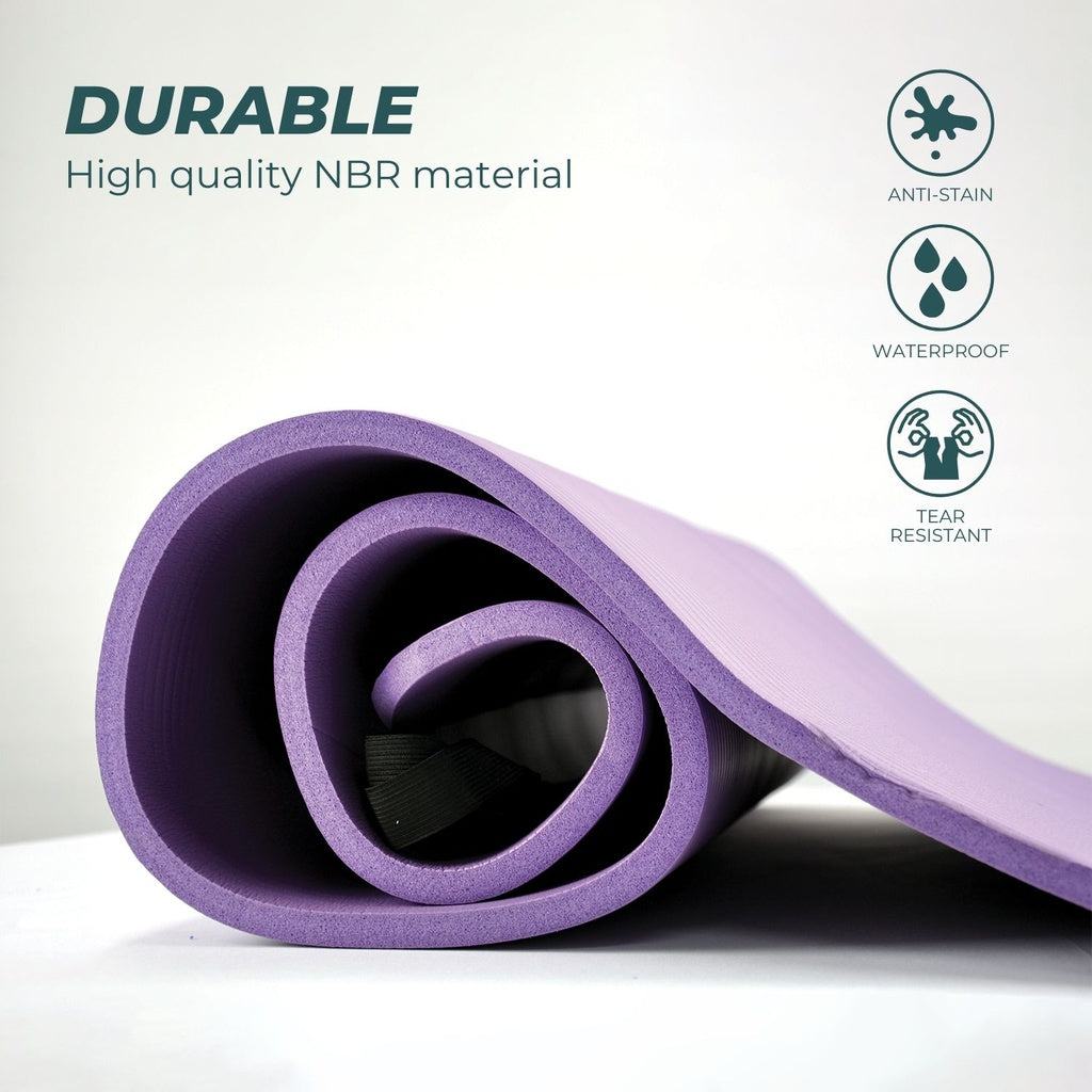 Verpeak NBR Yoga Mat 1.5CM Pink