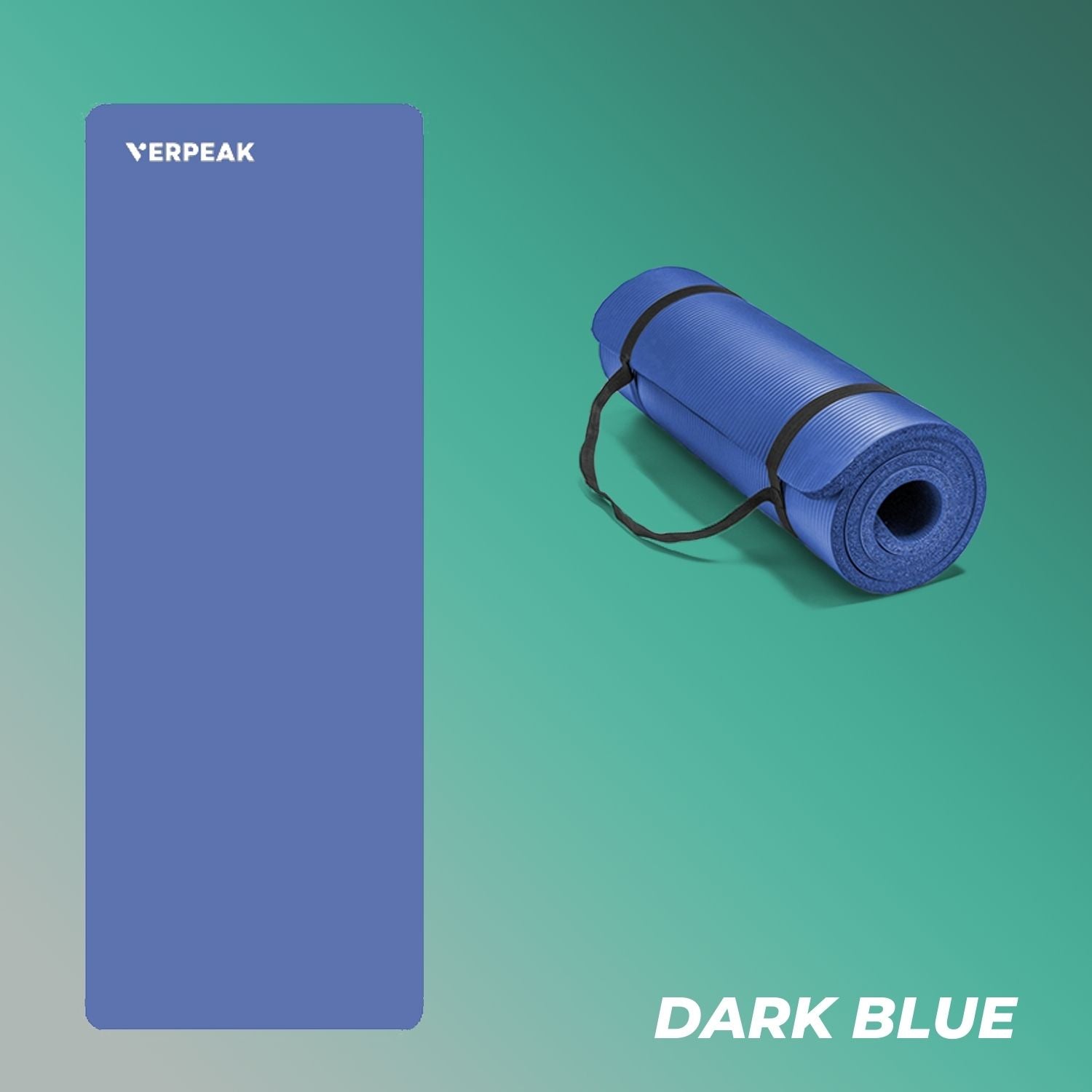 Verpeak NBR Yoga Mat 2.0CM Dark Blue
