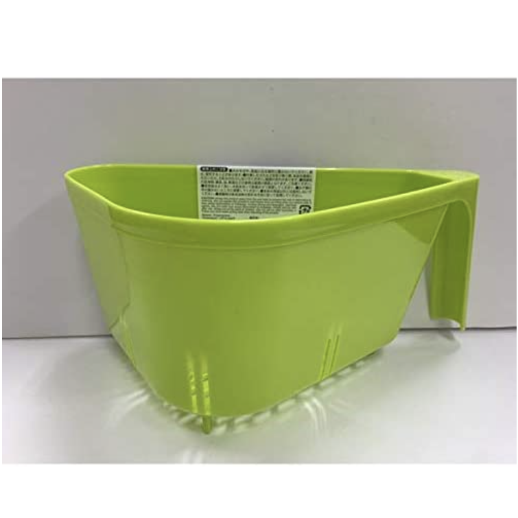 Heat Resistant Triangle Drain Baskets, 10-Pack, Green