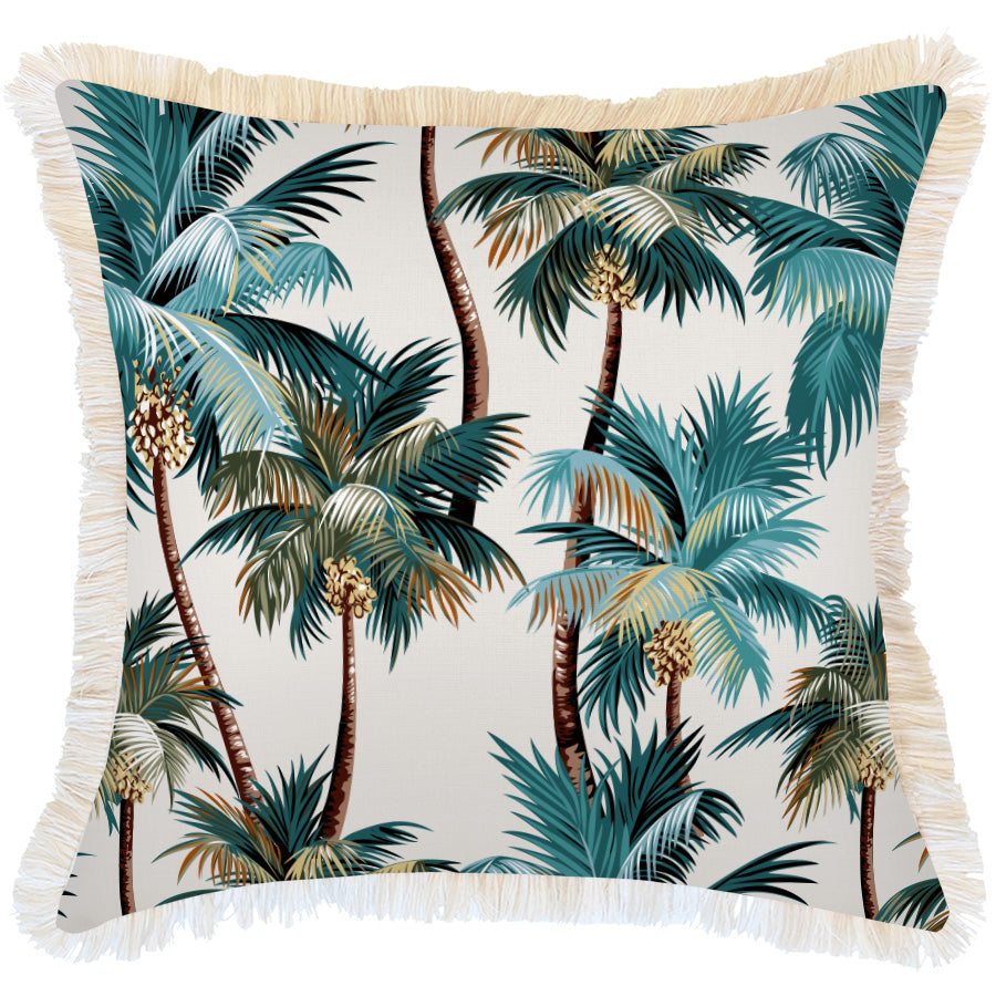 Coastal Fringe Cushion Cover, Double Sided, 60x60cm