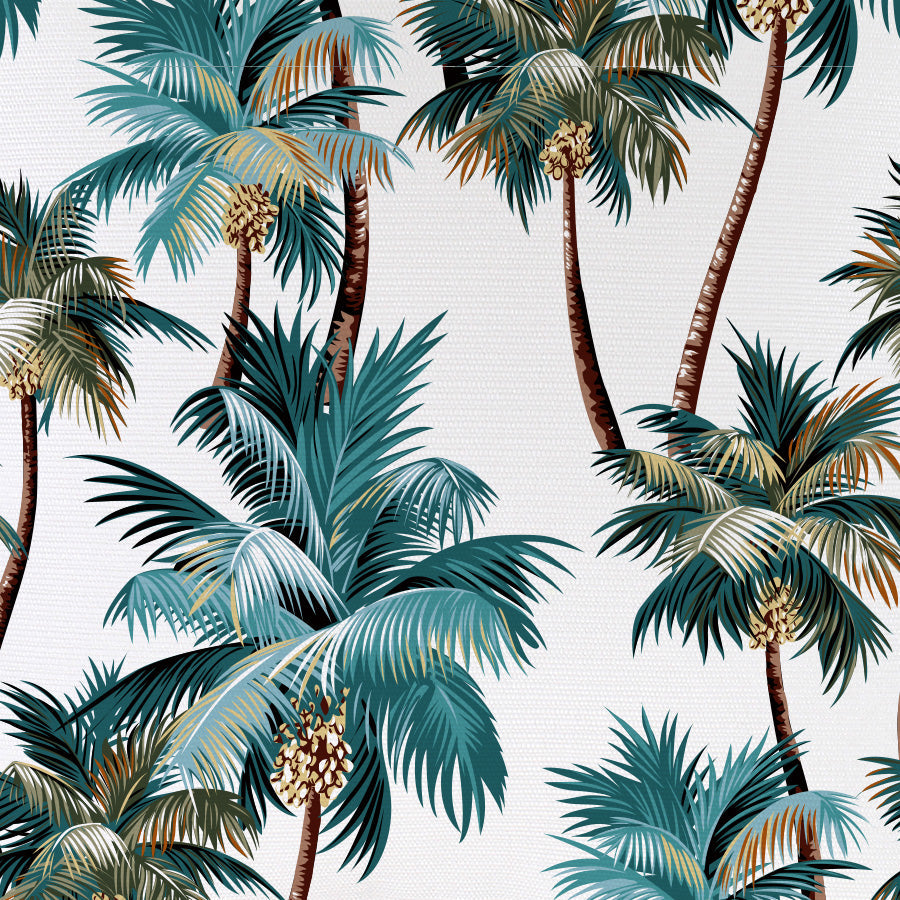 Water Resistant Decorative Cushion Cover, Palm Trees, 35x50cm