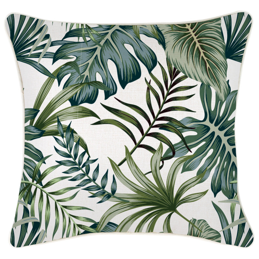 Water-Resistant Decorative Cushion Cover, 45x45cm, Piping