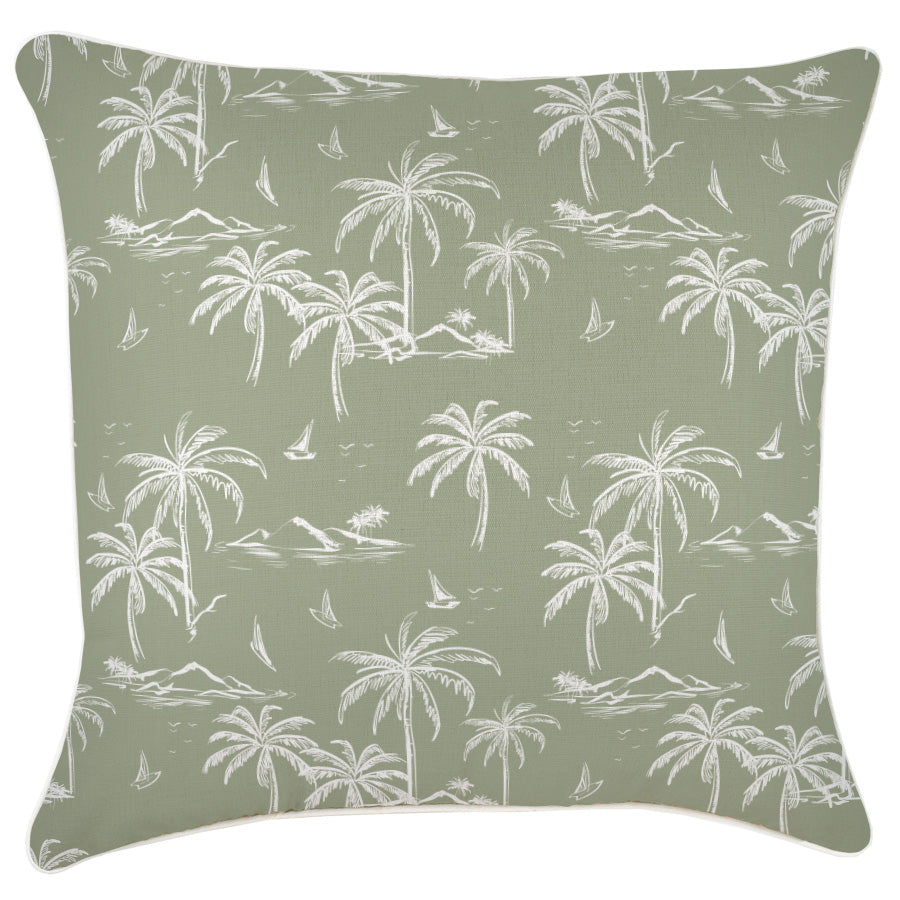 Water Repellent Decorative Cushion Cover Sage 60cm x 60cm