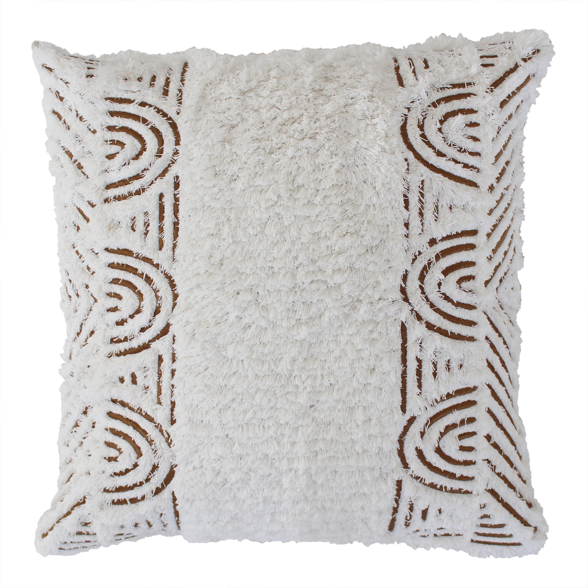 Boho Textured 50cm x 50cm Cushion Cover, Water Repellent