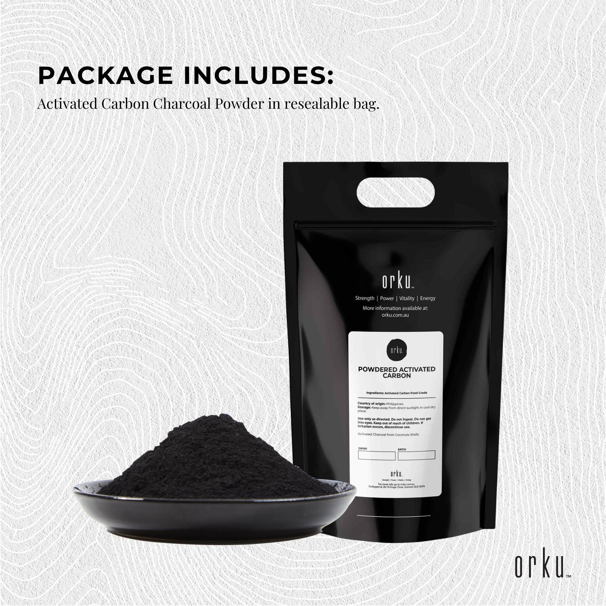 20Kg Premium Activated Charcoal Powder - Teeth, Skin Care