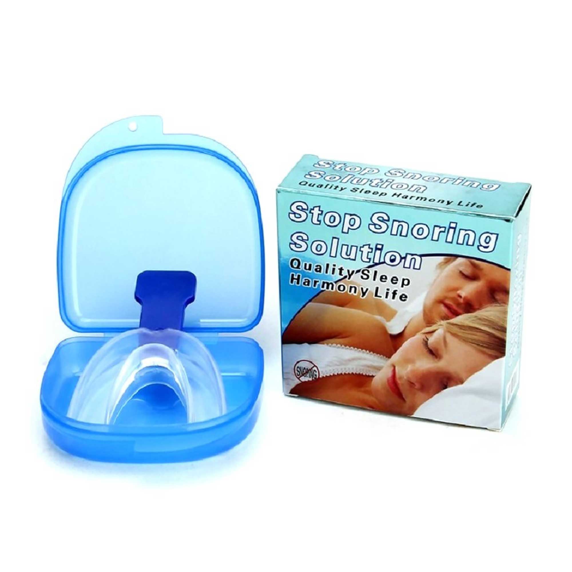 Adjustable Anti-Snoring Mouth Guard with Case, Soft Silicone