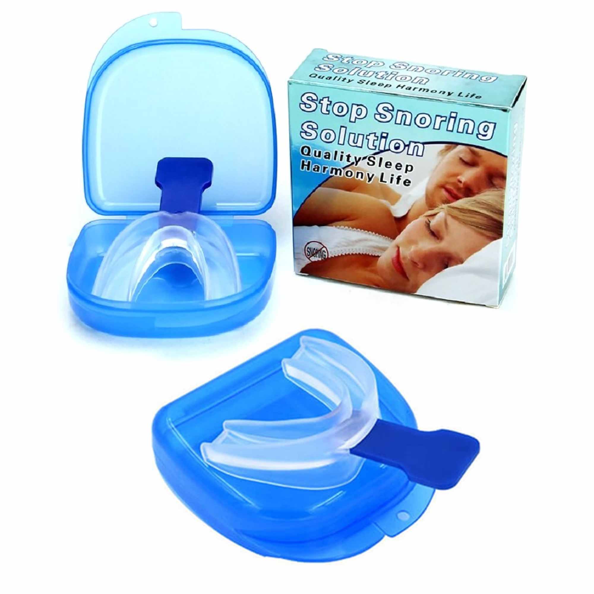 Adjustable Anti Snoring Aid Mouth Guard - Set of 2, Soft Silicone