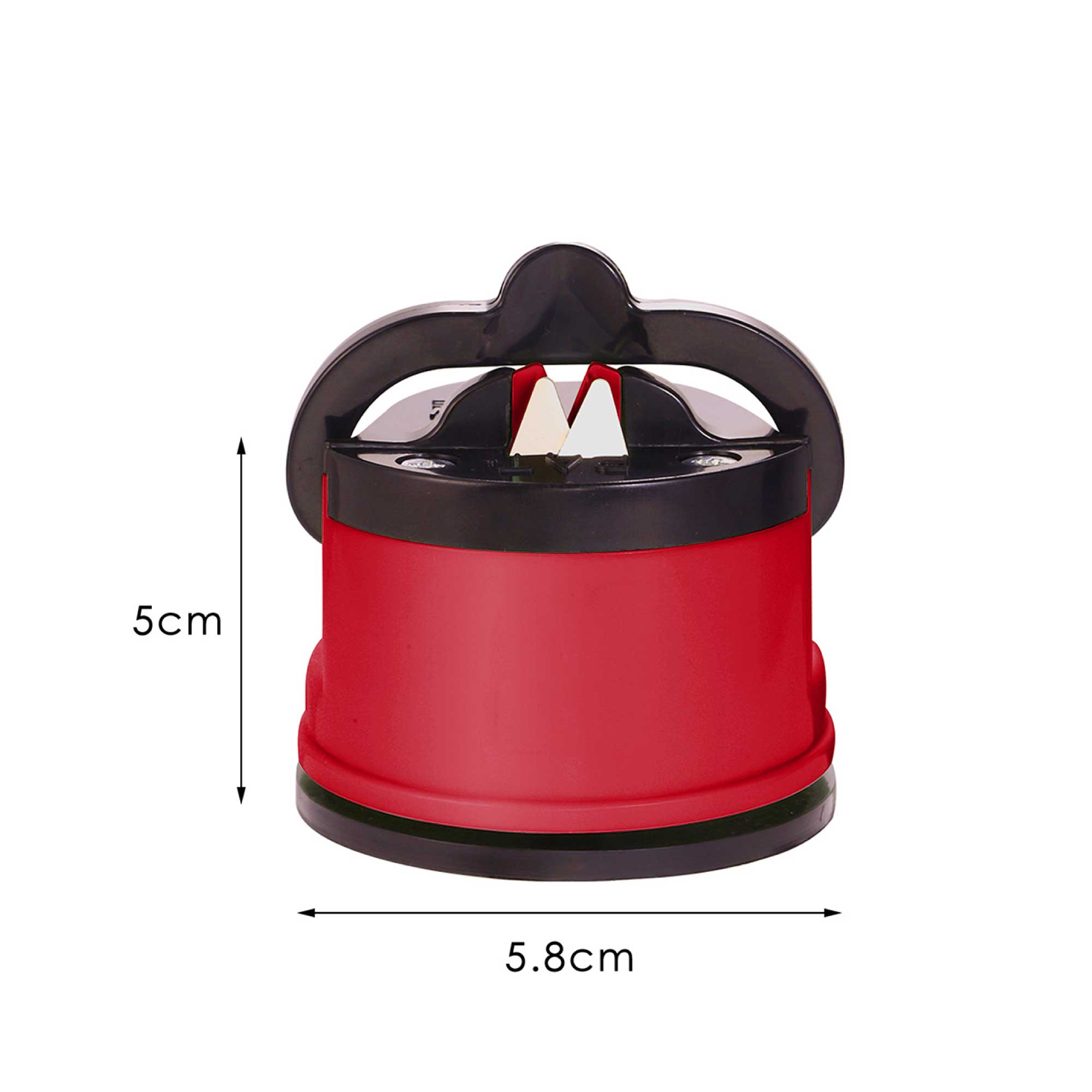 3x Tungsten Carbide Kitchen Knife Sharpener with Suction Base