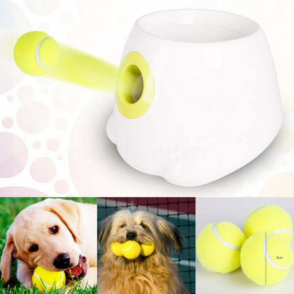 Compact Interactive Dog Ball Launcher, 3 Ranges, 3 Balls