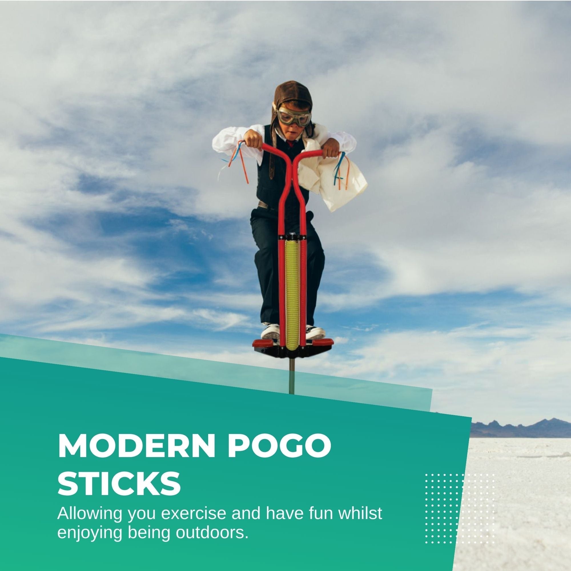 Durable Red Pogo Stick for Kids - Anti-Slip, Steel Spring, Foam Grip