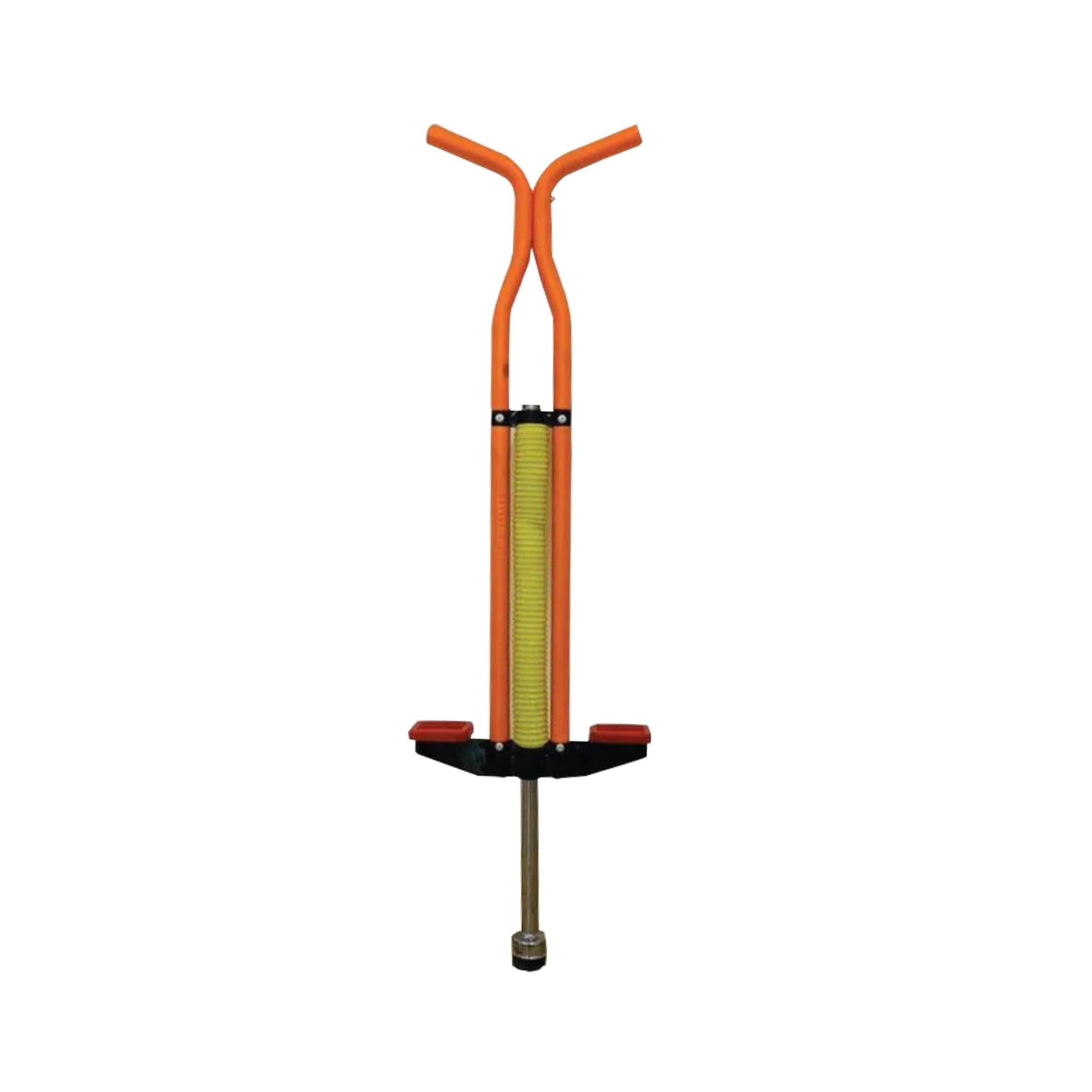 Durable Iron Alloy Orange Pogo Stick for Kids & Teens