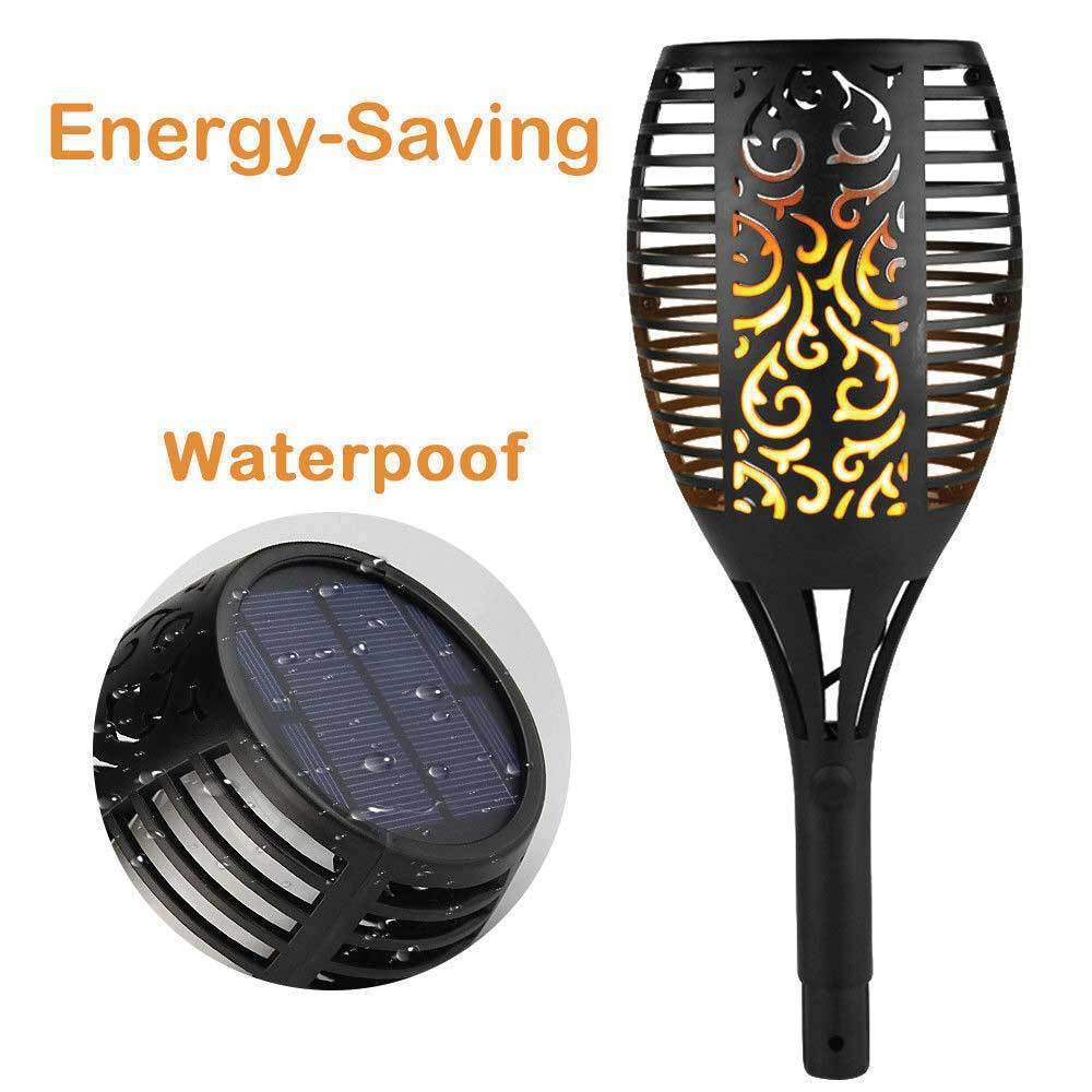 Waterproof Solar LED Flame Torch with 51 LEDs