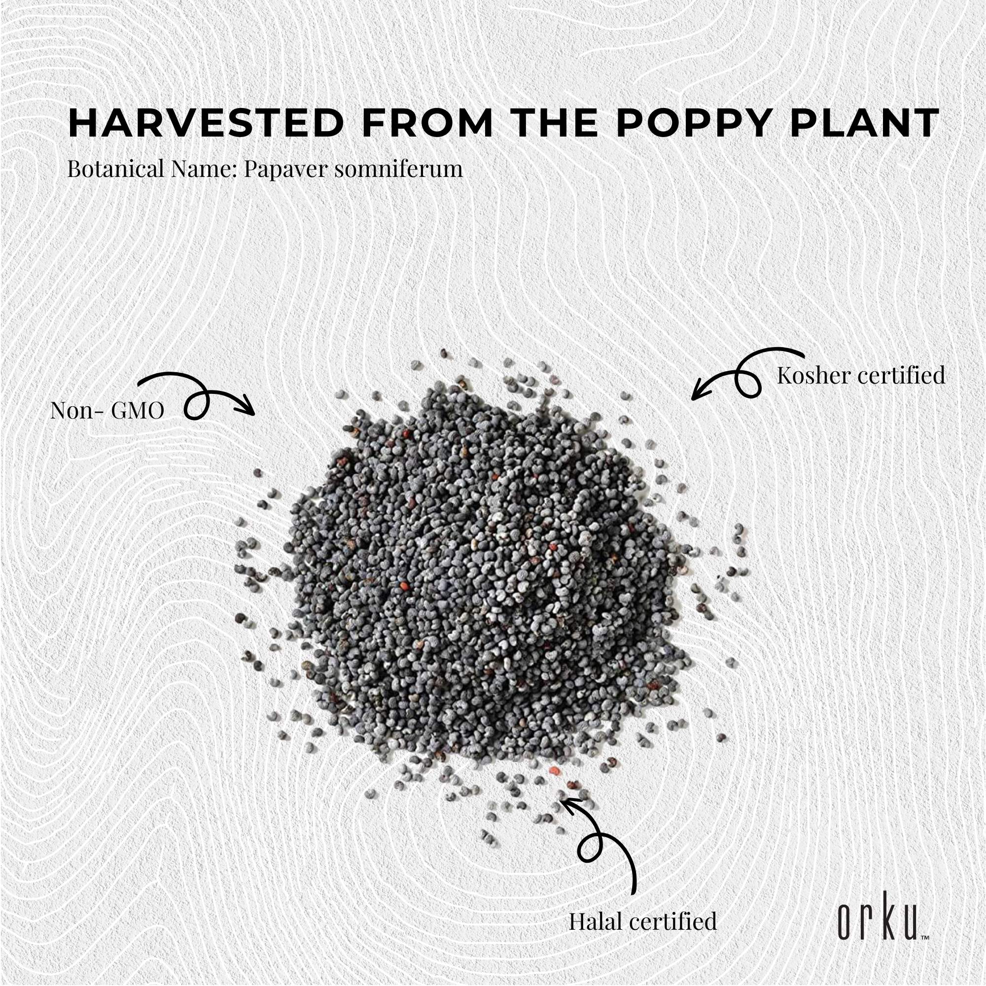 Unwashed 3.5Kg Poppy Seeds High Fibre for Baking