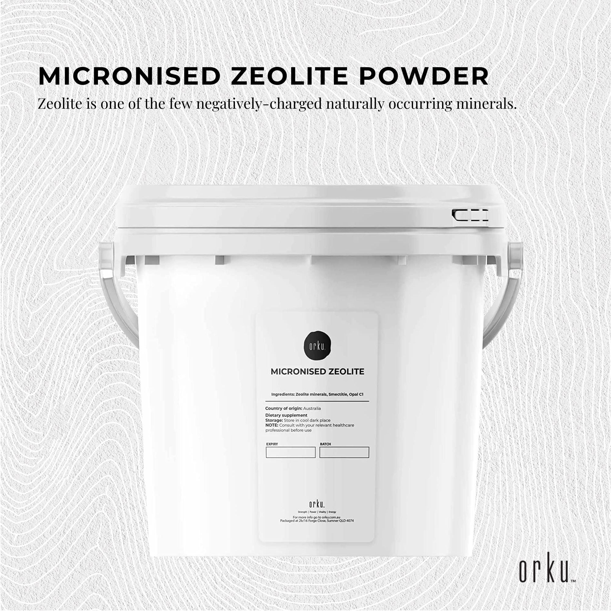 3kg Pure Micronised Zeolite Powder - Cellular Detox Mineral