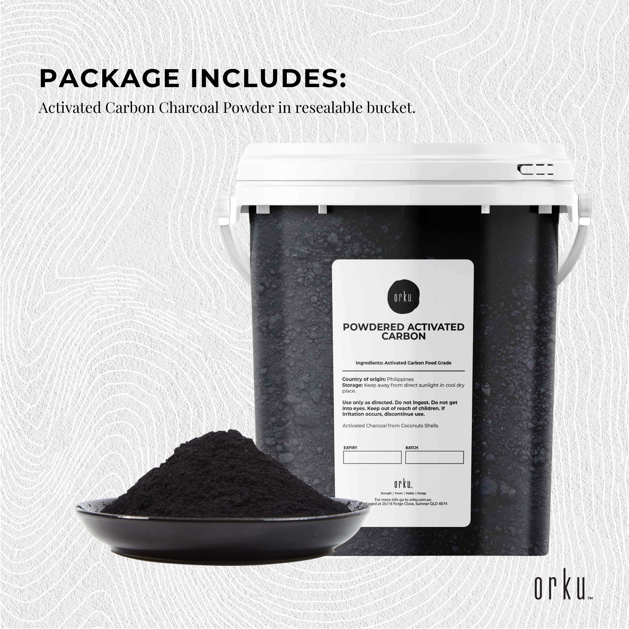 400g Activated Coconut Charcoal Powder for Teeth Whitening & Skin