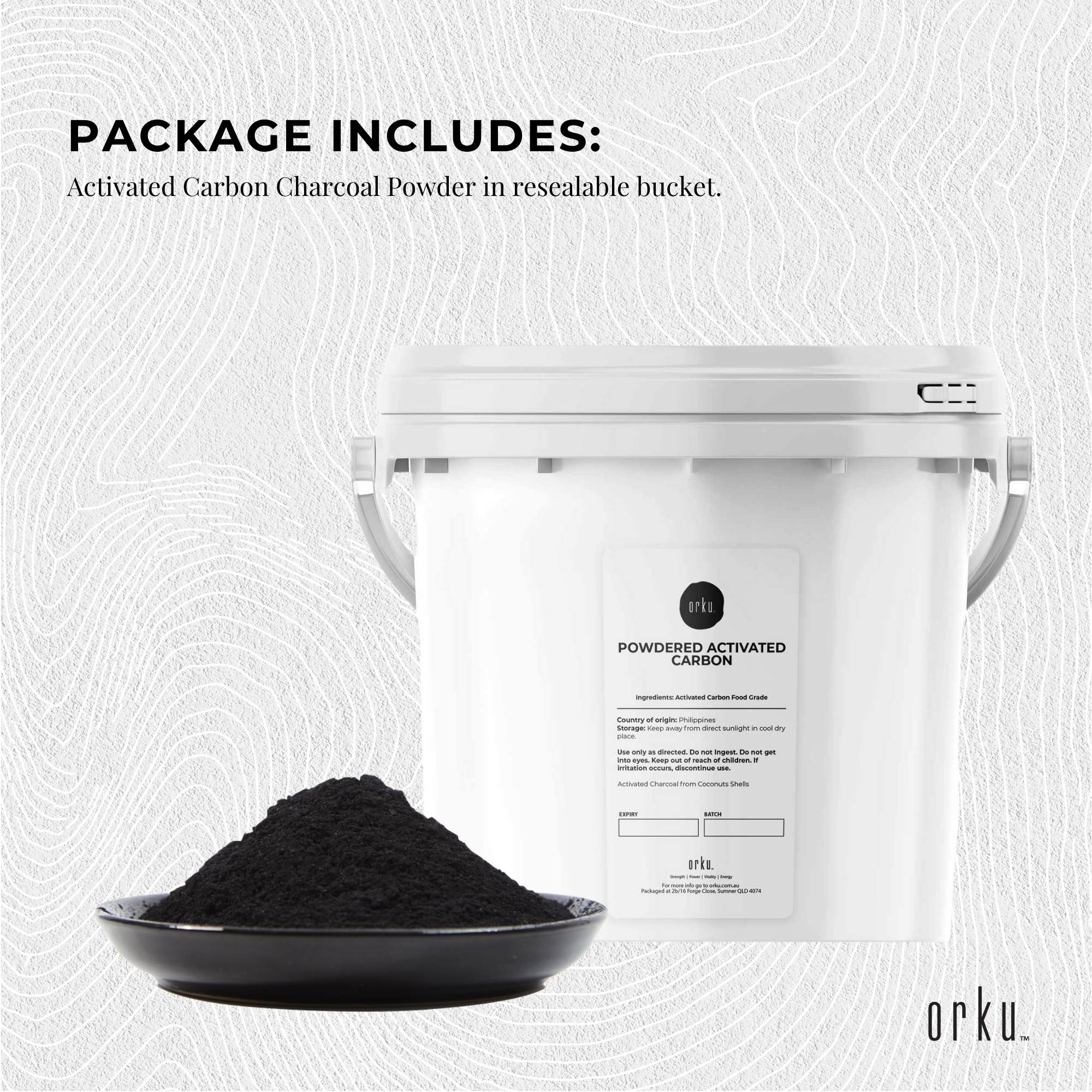 2.3Kg Fine Coconut Activated Carbon Powder - Teeth Whitening