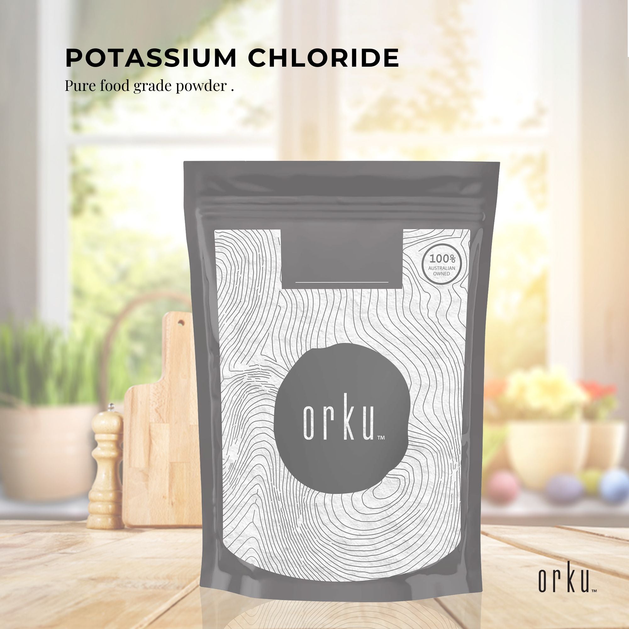 Pure 400g Potassium Chloride Powder, Food Grade, E508