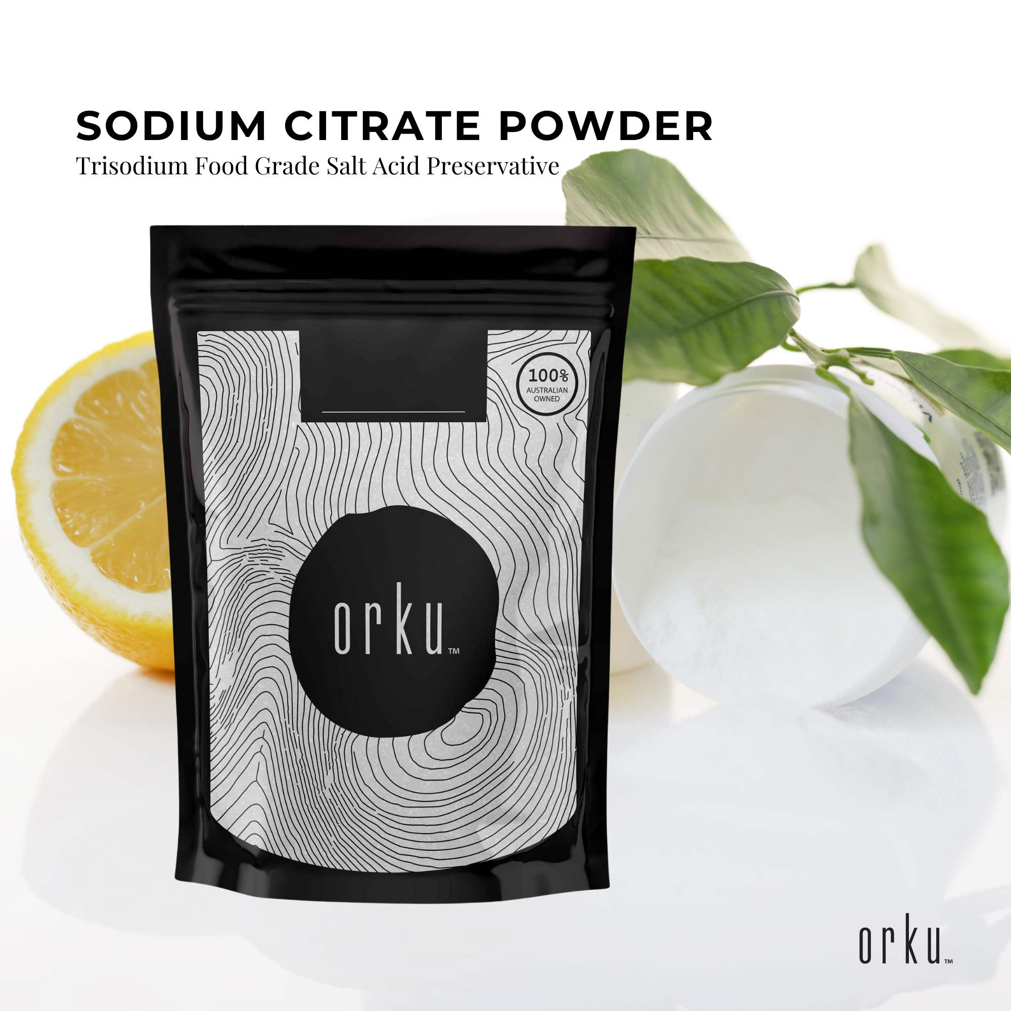 400g Food Grade Sodium Citrate Powder - Acid Preservative