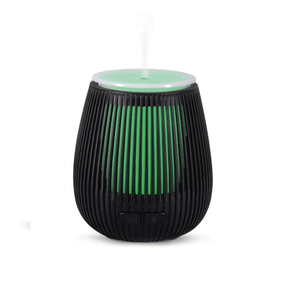 100ml Portable Aroma Diffuser, 7 LED, Ultrasonic, USB, Black