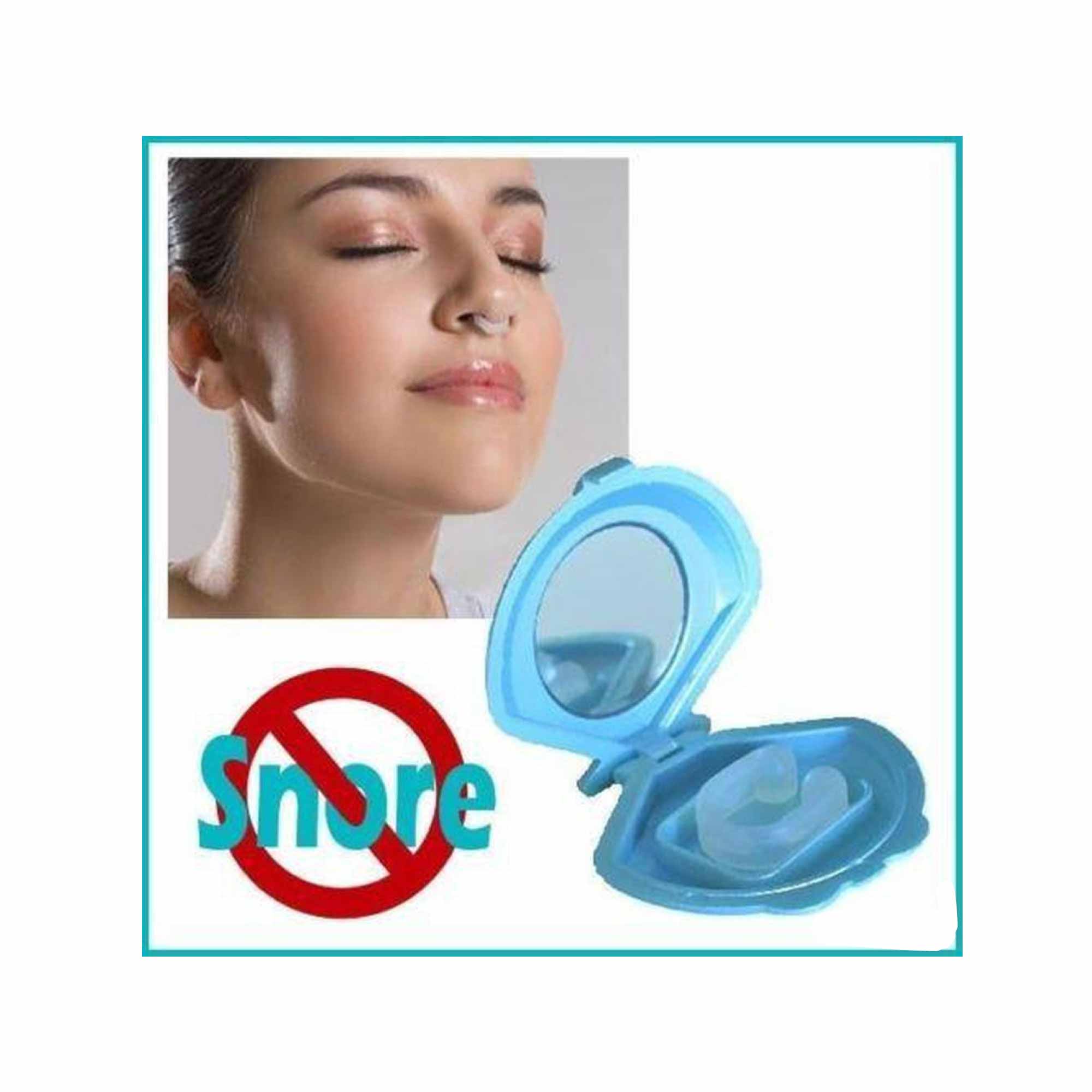 Anti Snoring Mouthguard & Nose Clip with Protective Cases