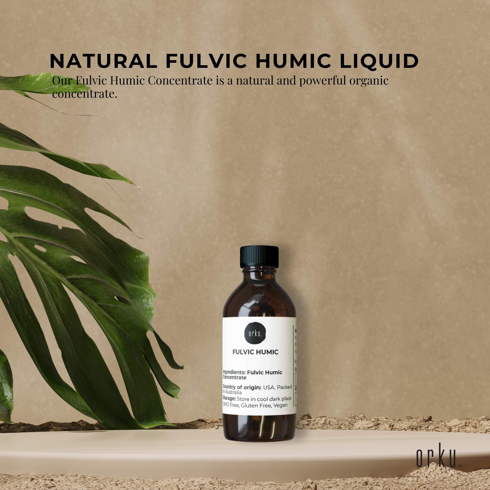 High pH 30ml Fulvic Humic Acid Liquid Concentrate