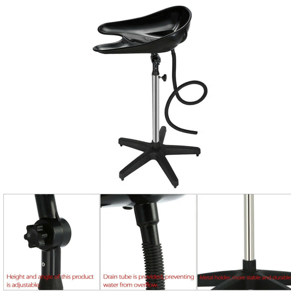 Adjustable Portable Hairdressing Sink with Drain Hose,  Basin