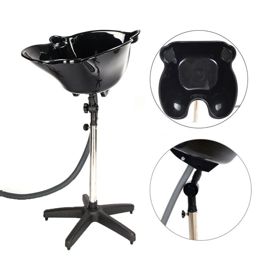 Adjustable Deep Hair Washing Basin Portable Salon Sink