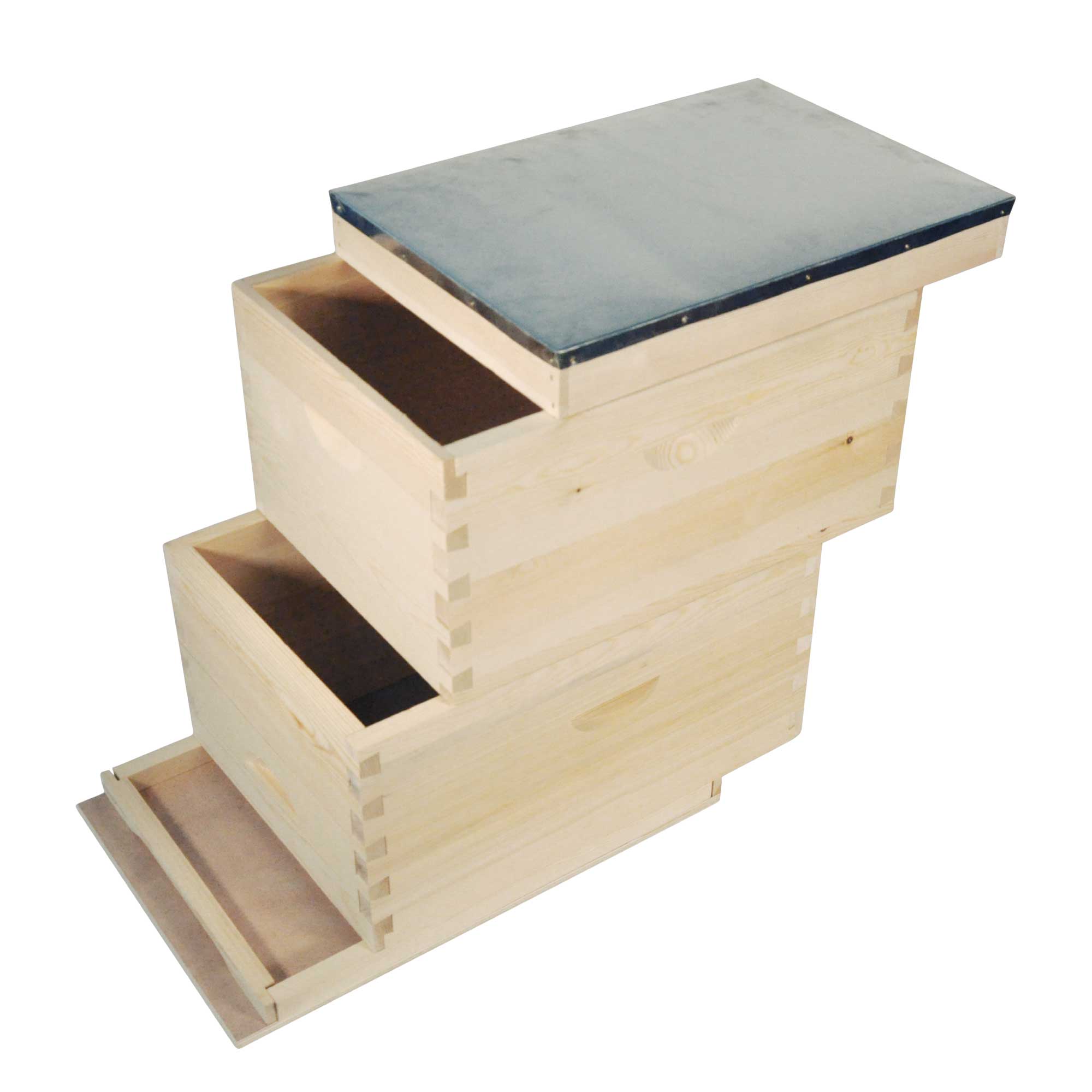 High Grade Pine 20 Frame Double Beehive - Langstroth Bee Hive