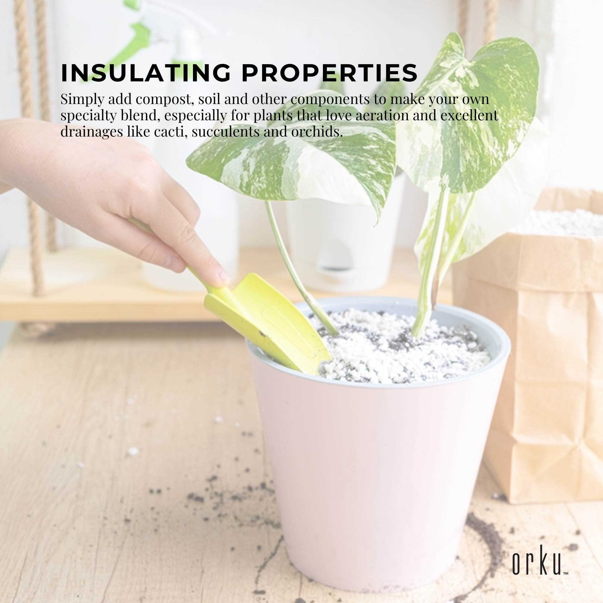 50L Perlite Organic Super Coarse Premium Soil Expanded Medium Plants Hydroponics