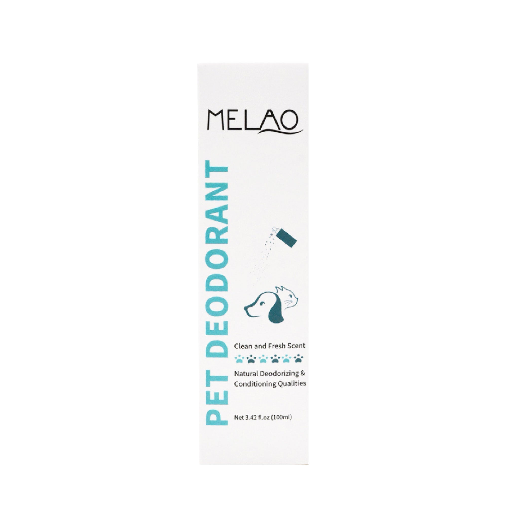 Natural 100ml Pet Deodorant for Dogs and Cats - Melao