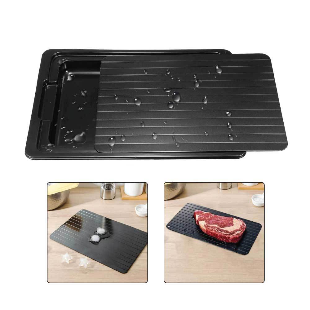 Fast Defrosting Aluminium Meat Tray with Water Box, FDA Approved