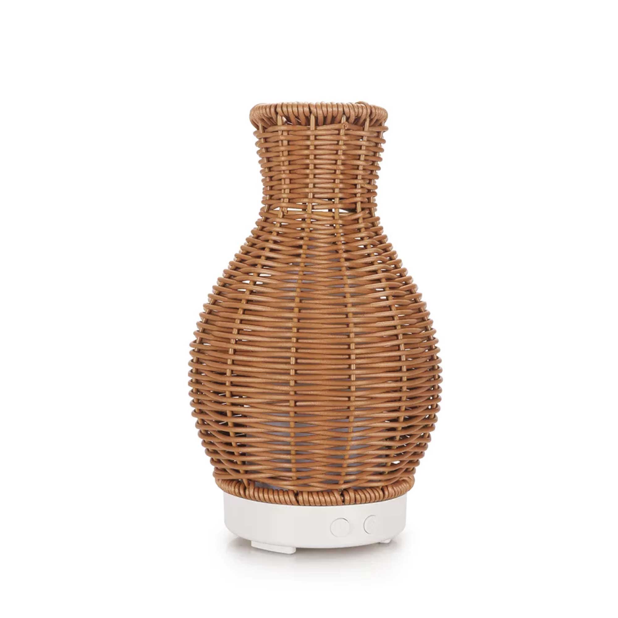 Remote Control Rattan Aroma Diffuser 100ml - LED, Auto-Off