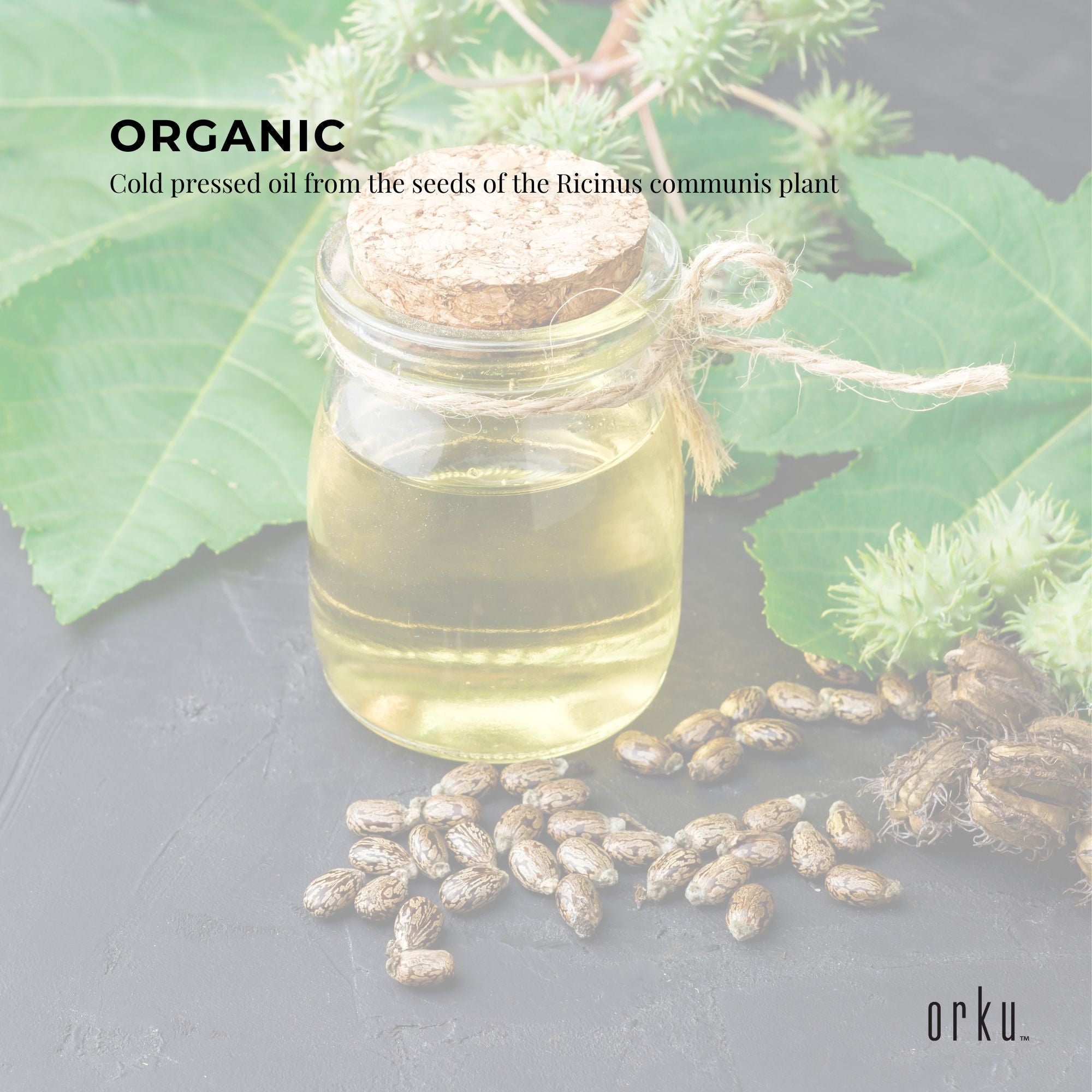 5L Organic Castor Oil, Hexane Free, Cold Pressed, Anti-Oxidant, Skin & Hair Care