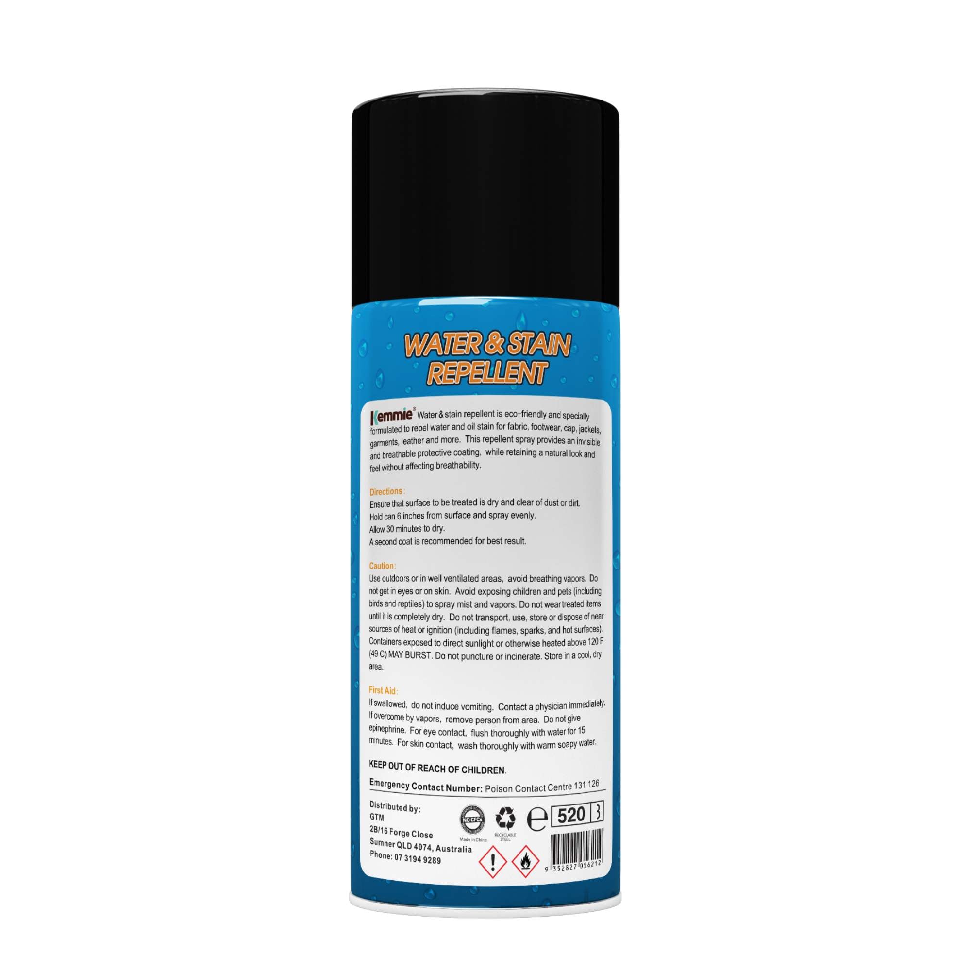 Heavy Duty Waterproof Stain Repellent Spray for Fabrics, Leather, 212g, Set of 2