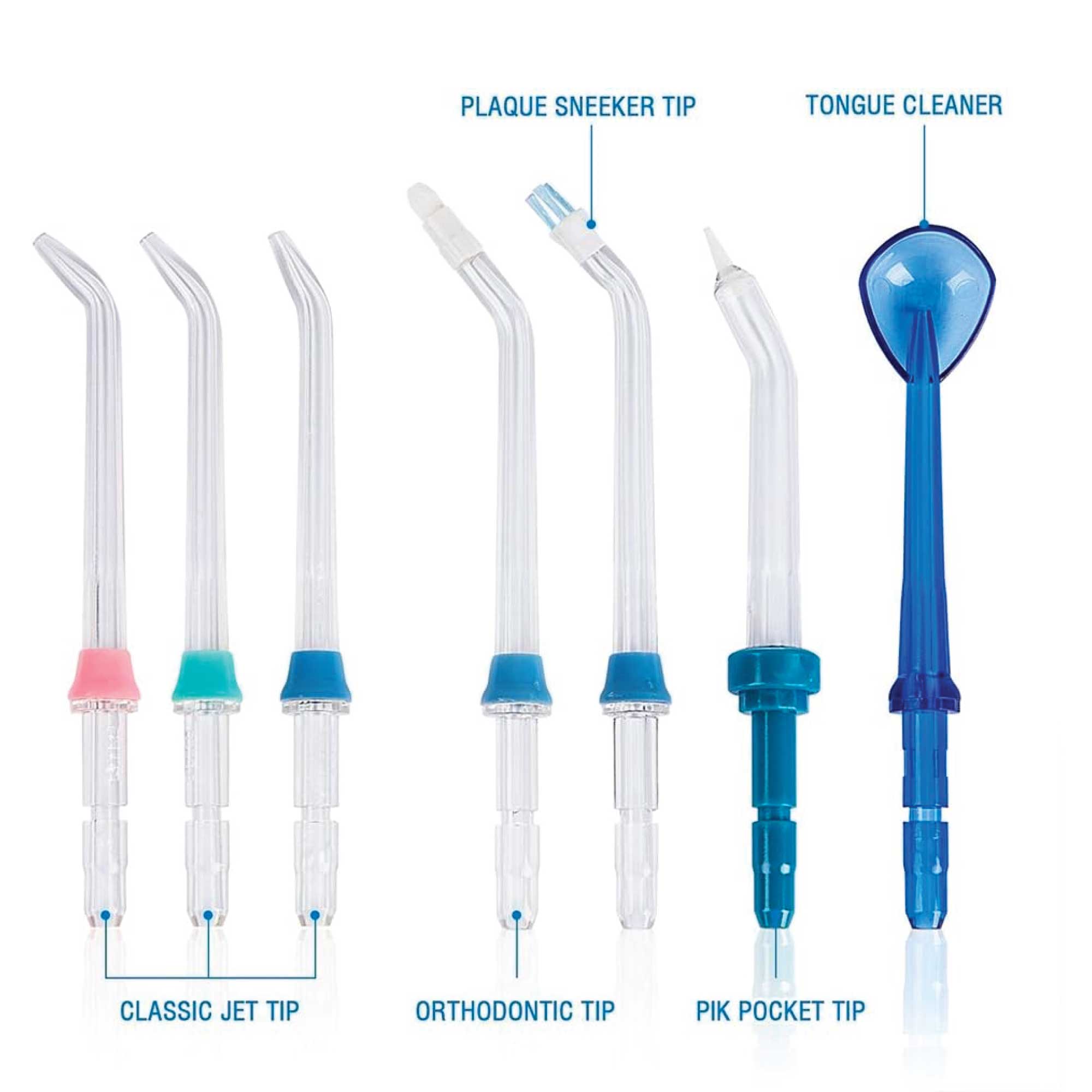 10-Setting 600ml Dental Electric Water Flosser, 7 Tips