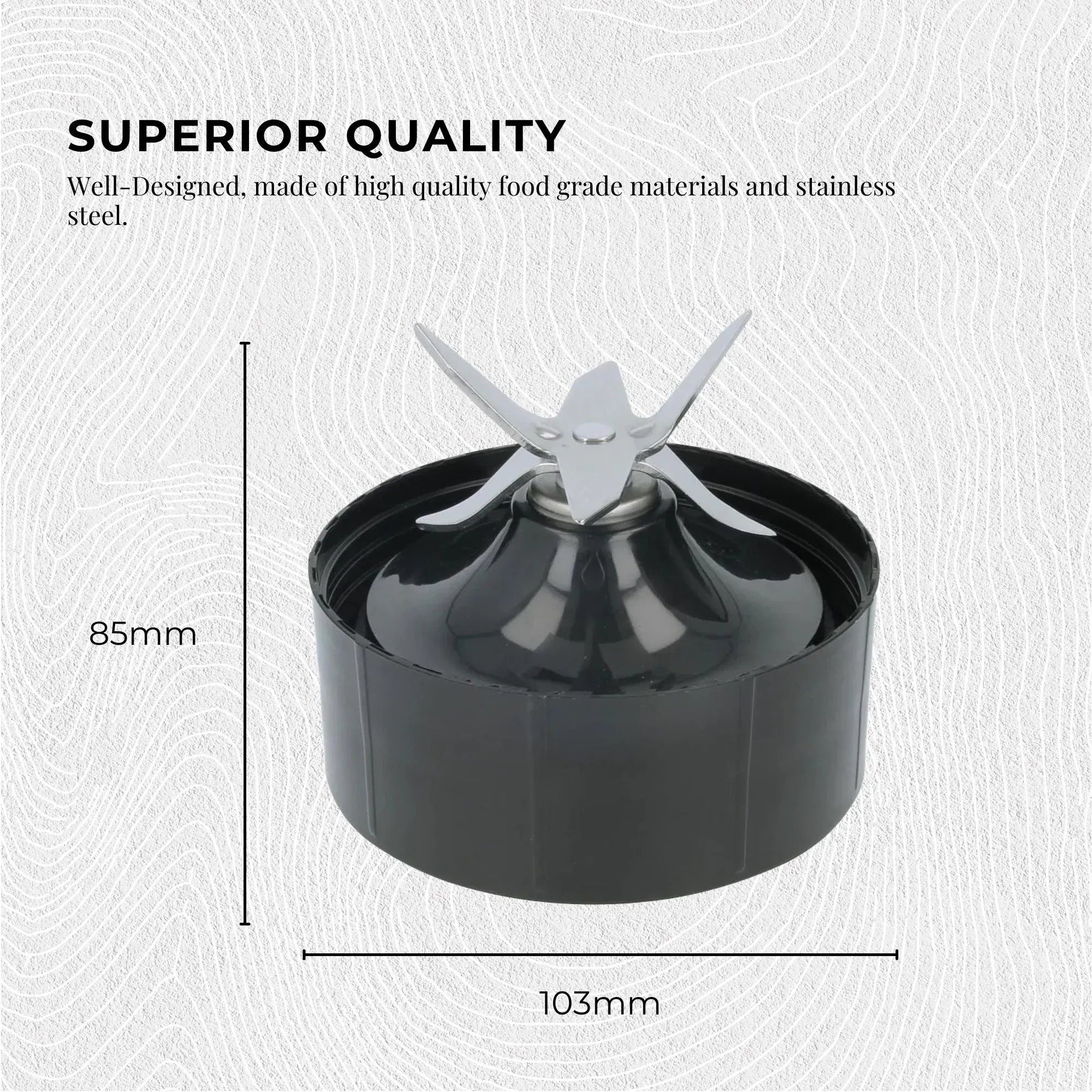 Kitchee 5 x For Nutribullet Extractor Cross Replacement Blade - 1200W 1200