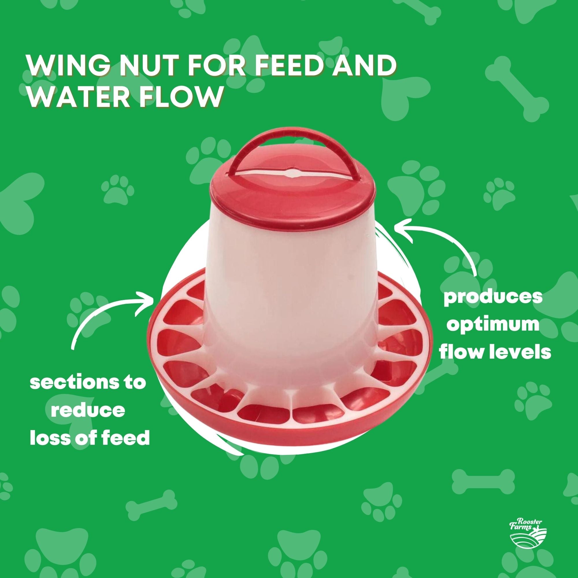 6kg Automatic Chicken Feeder, Anti-Waste Plastic