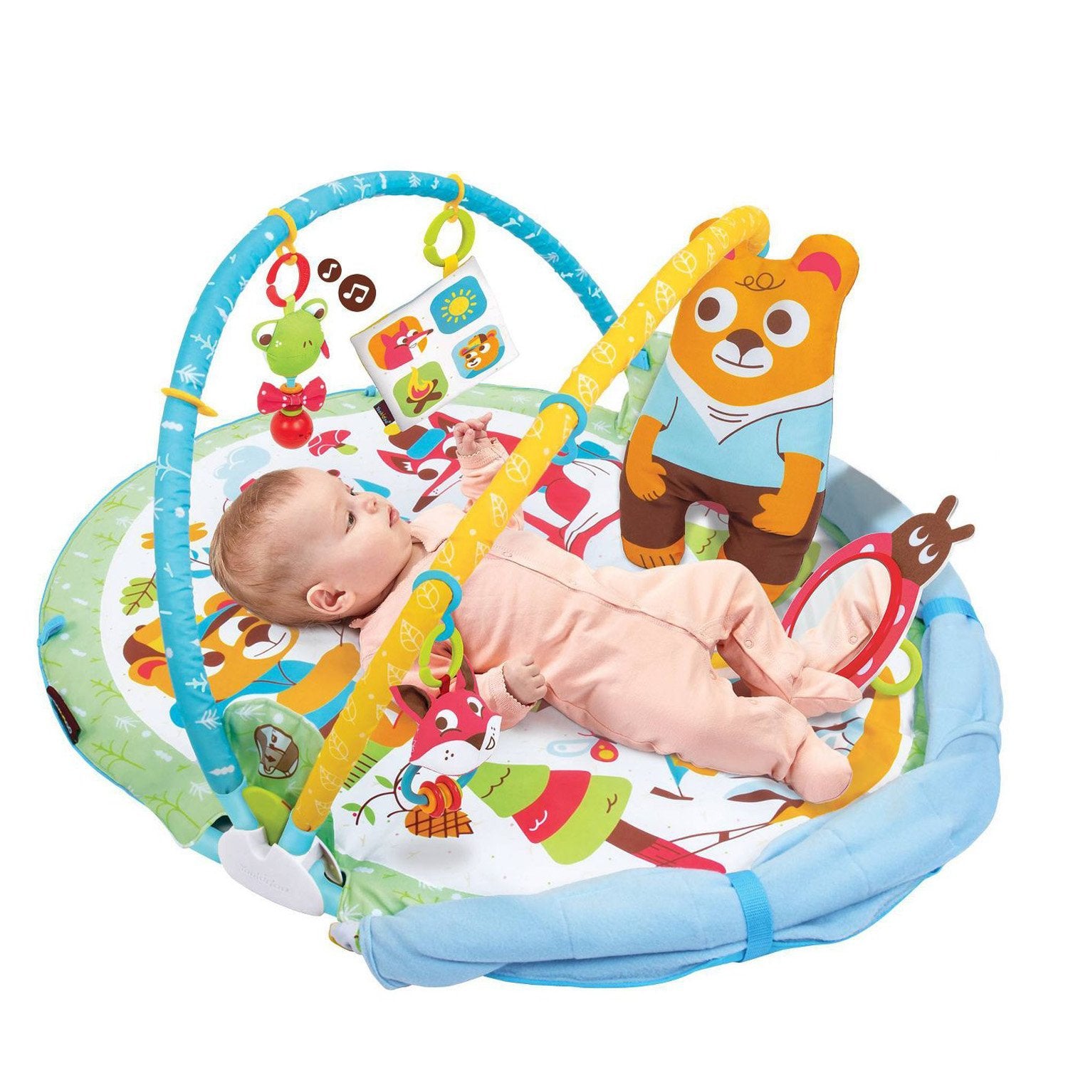 Multifunctional 3-Stage Infant Gym with Blanket and Toys