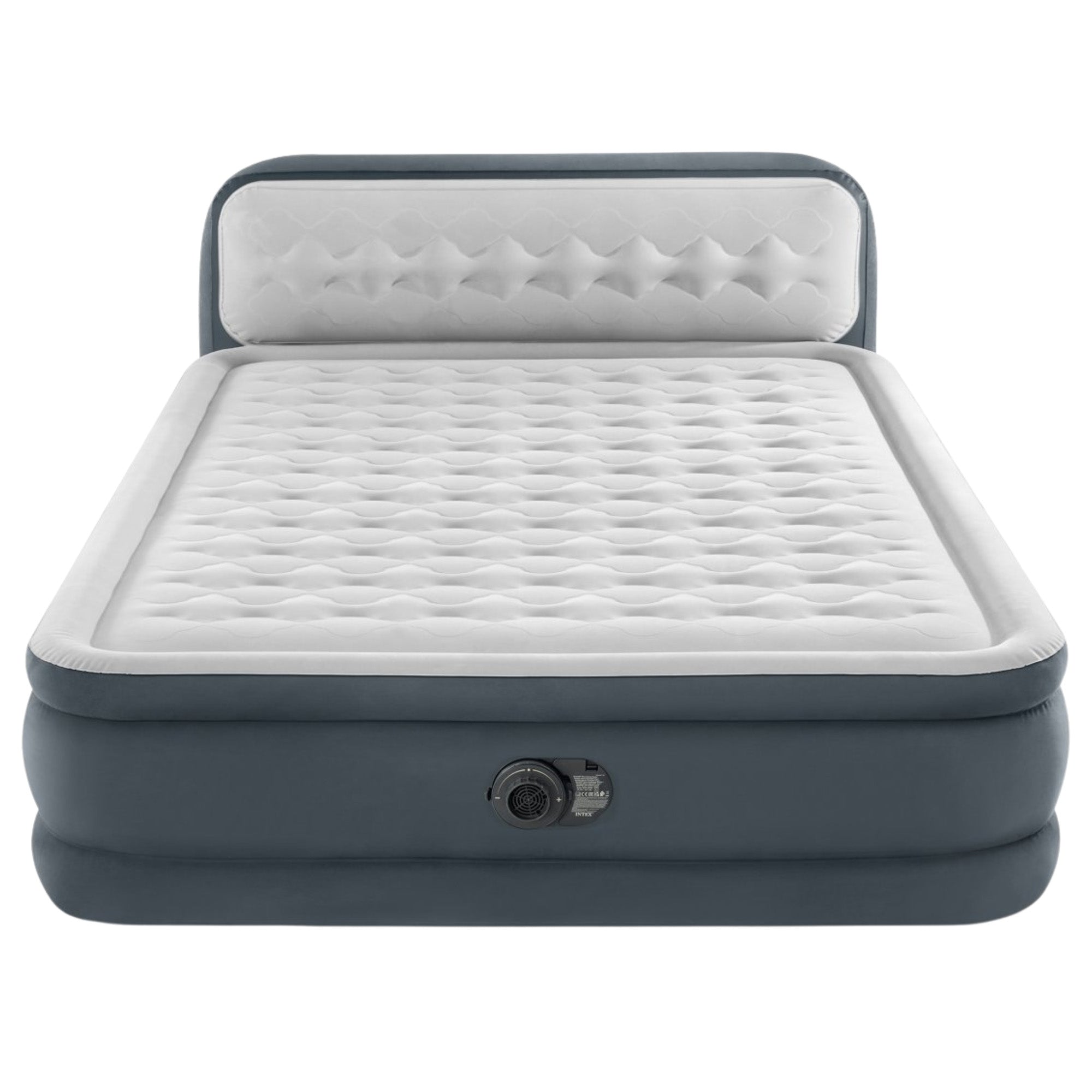 Queen Ultra Plush Air Mattress w/ Headboard, Fiber-Tech