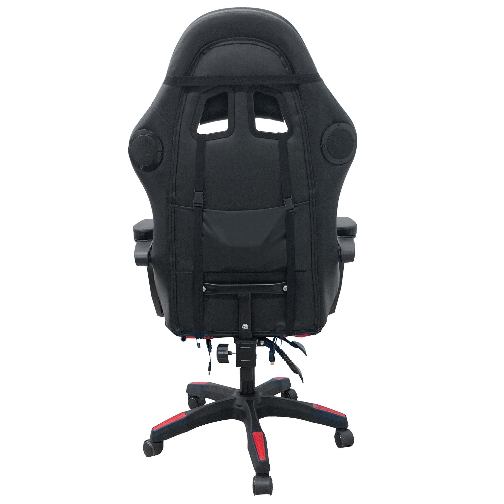 RGB LED Massage Gaming Chair, Bluetooth, Recline, Intex Spire