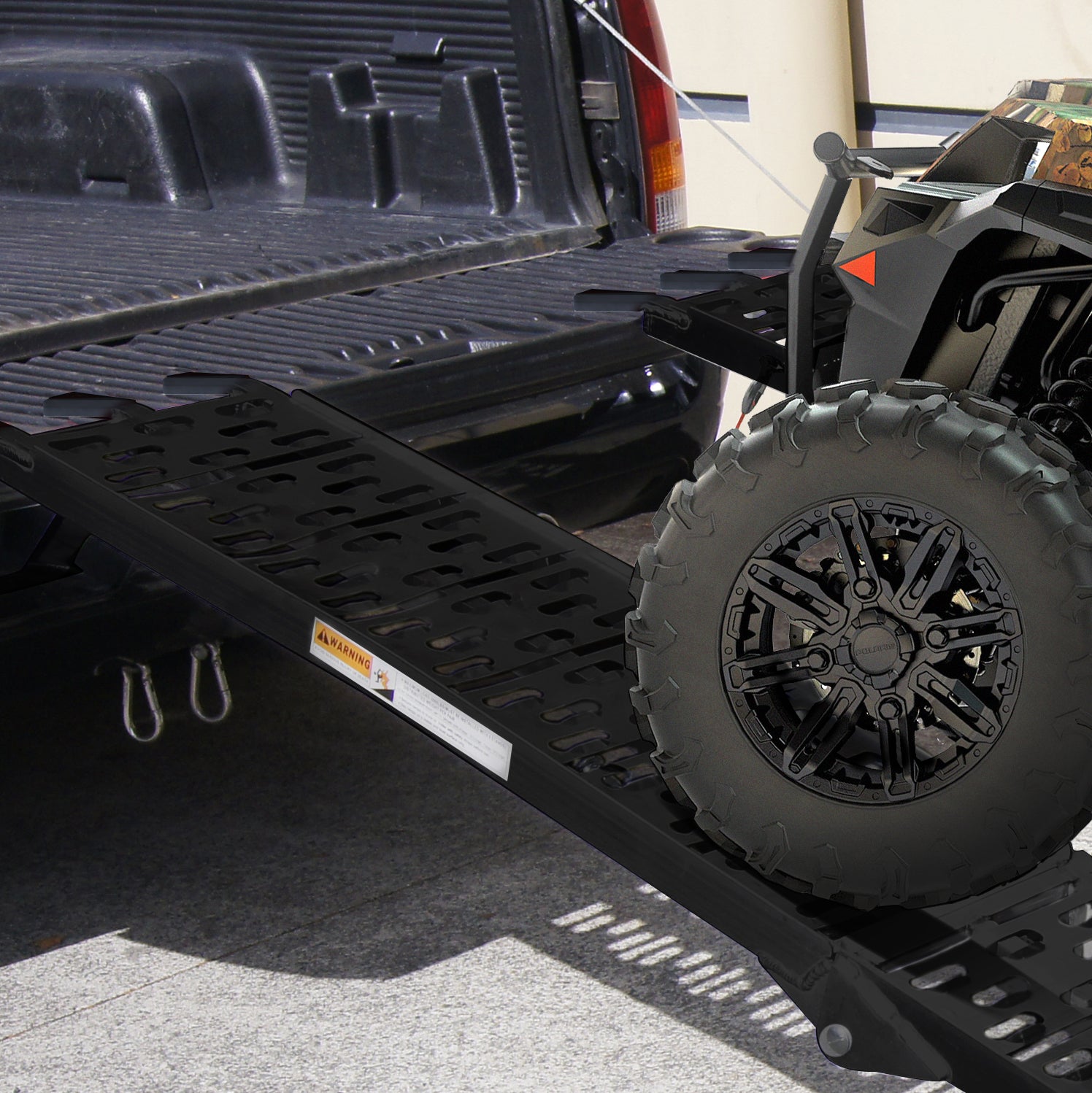 340kg Capacity Foldable Aluminium ATV Loading Ramp - Rigg